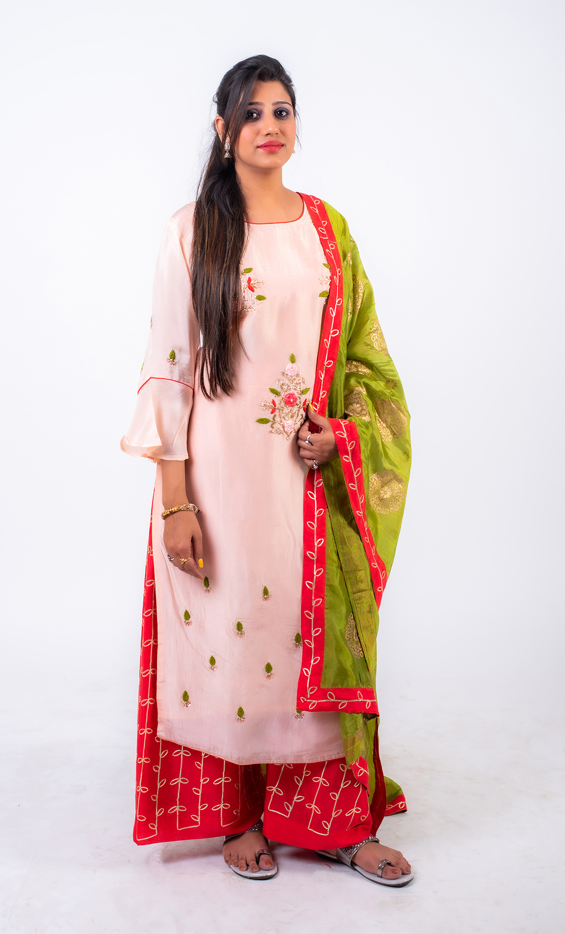 Amazon.com: Parvdi kurta set for women with dupatta indian style kurti  palazzo Trousers pant set for women party wear : Clothing, Shoes & Jewelry
