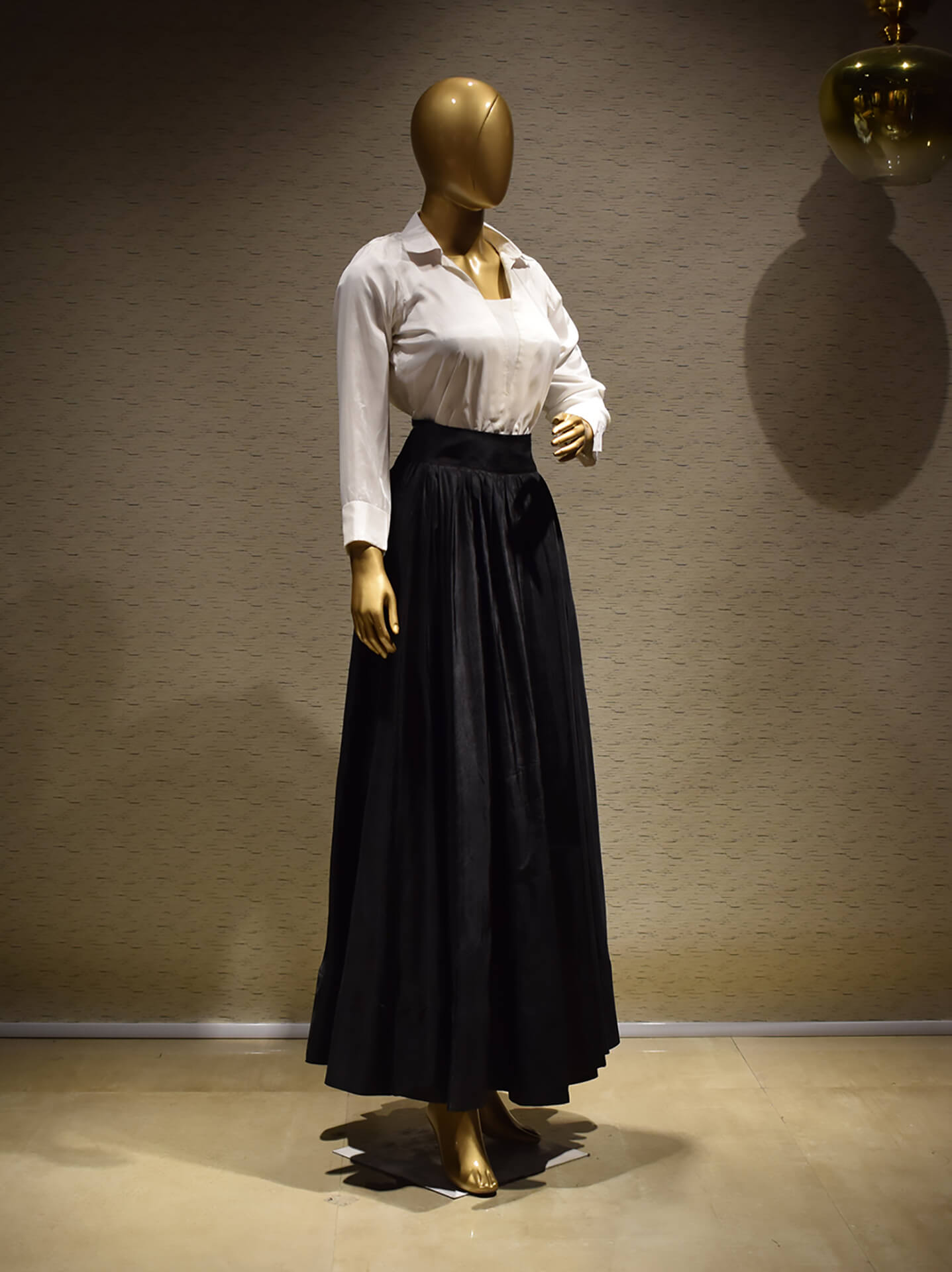 Olive Shirt & Skirt – Label Anushree