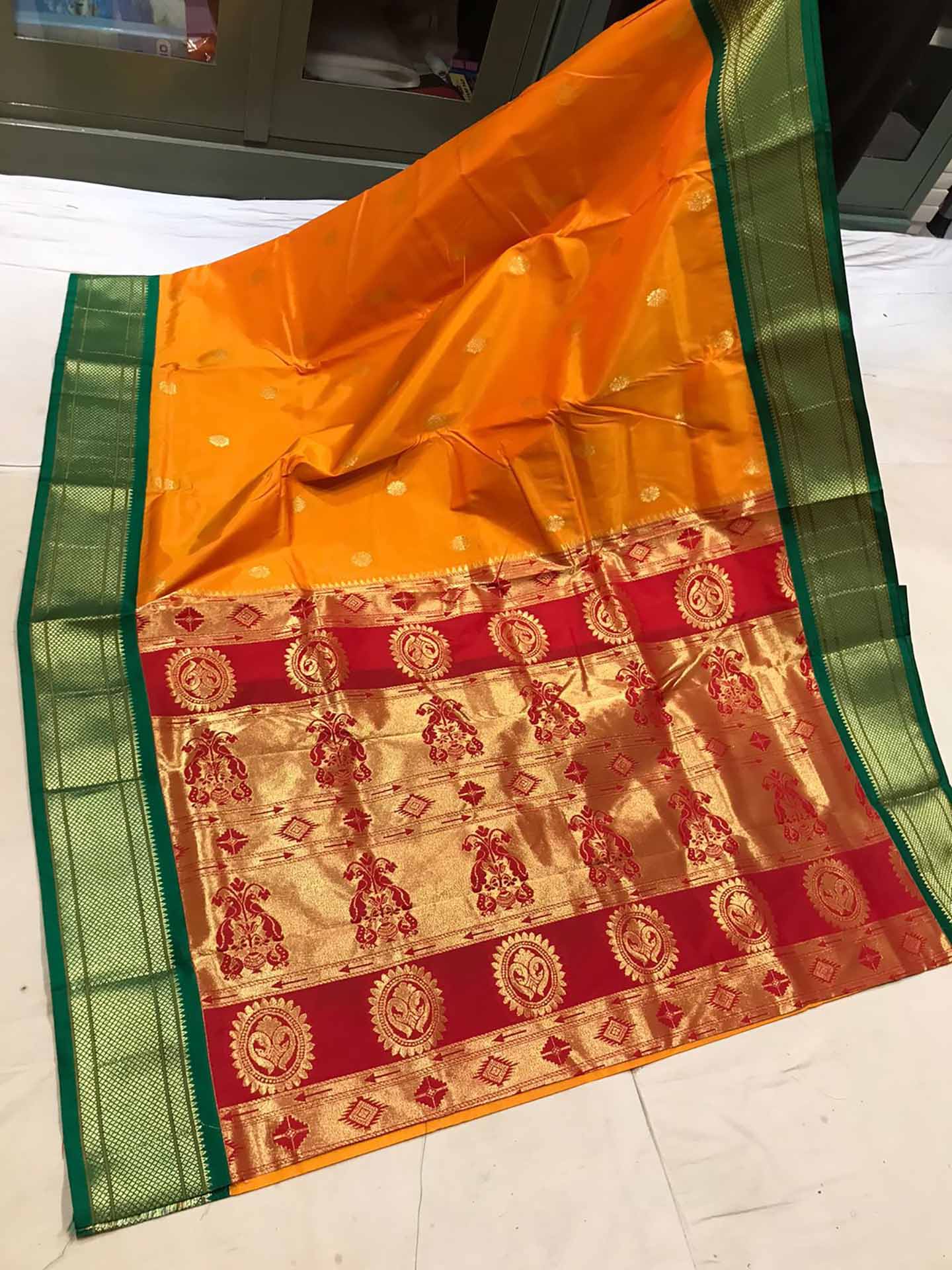 Party Wear Ladies Paithani Saree, 5.5m ,With Blouse Piece at Rs 1200 in  Surat