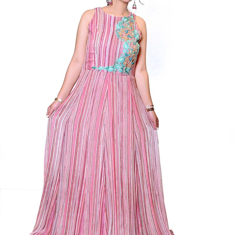 Multicolored Georgette dress