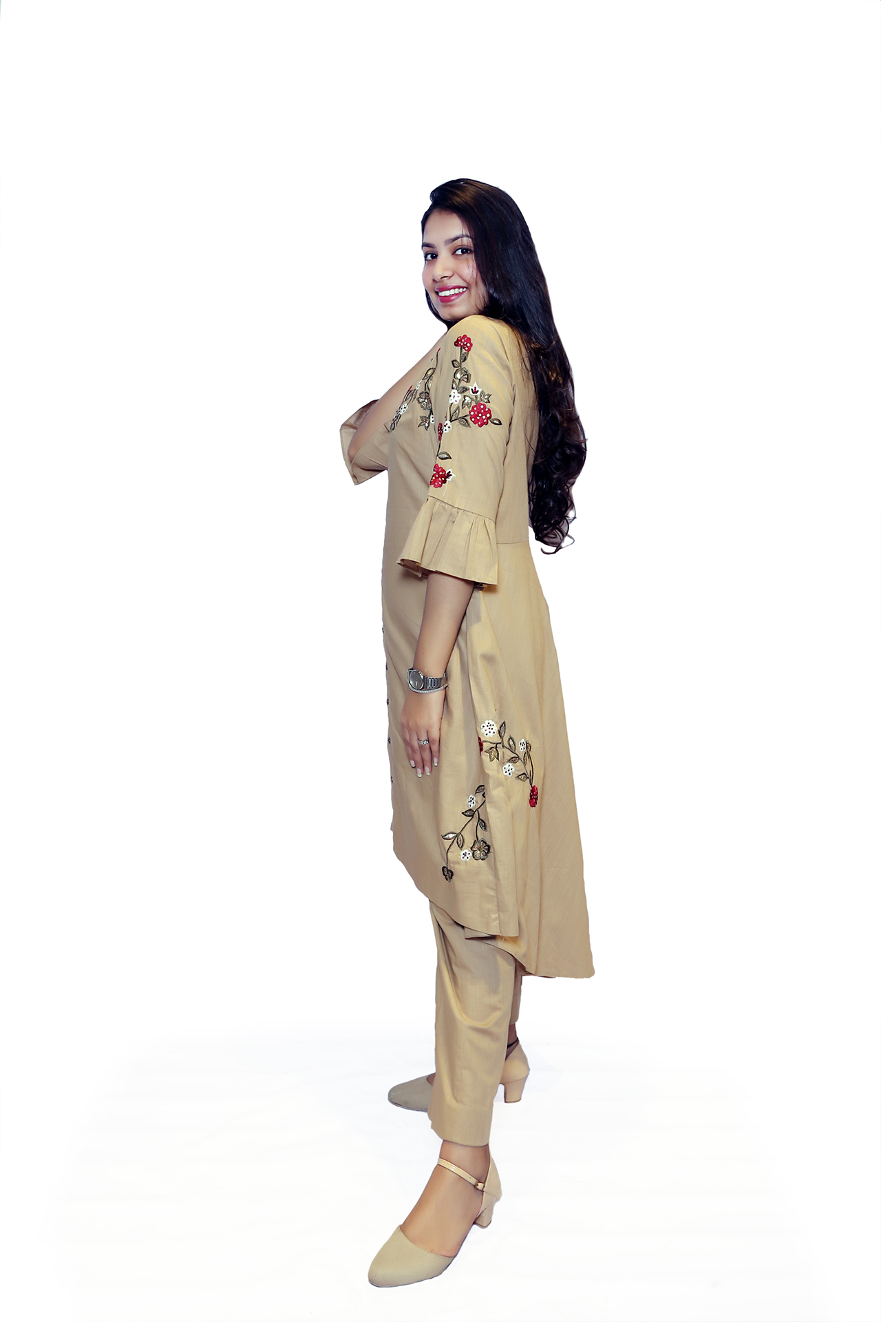 One Side Tail Rayon Double Layer A-Line Tessel Kurtis, Size: M, L & XL at  Rs 595 in Ahmedabad